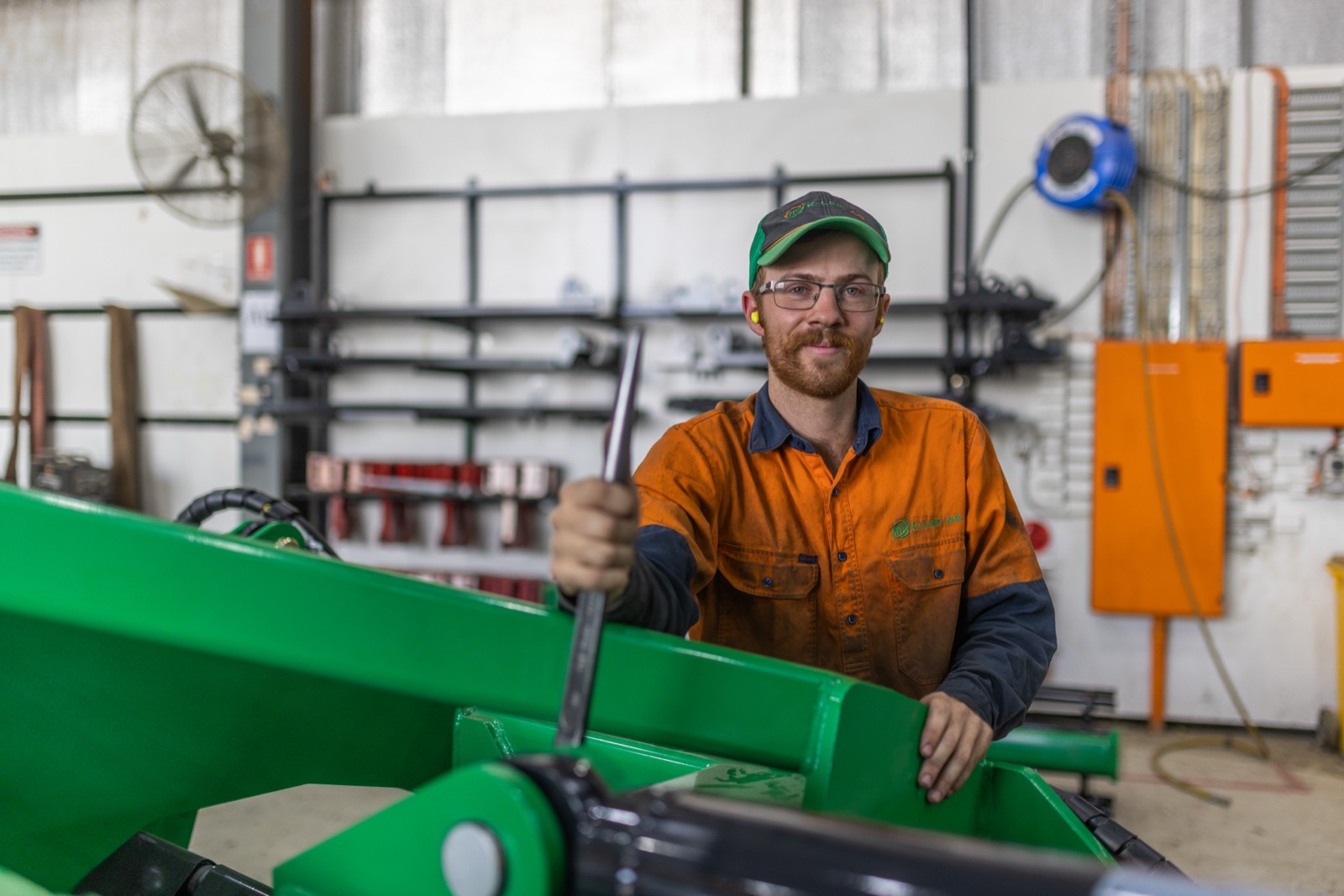 Tillage machinery in manufacture at Agtechnic Dalby