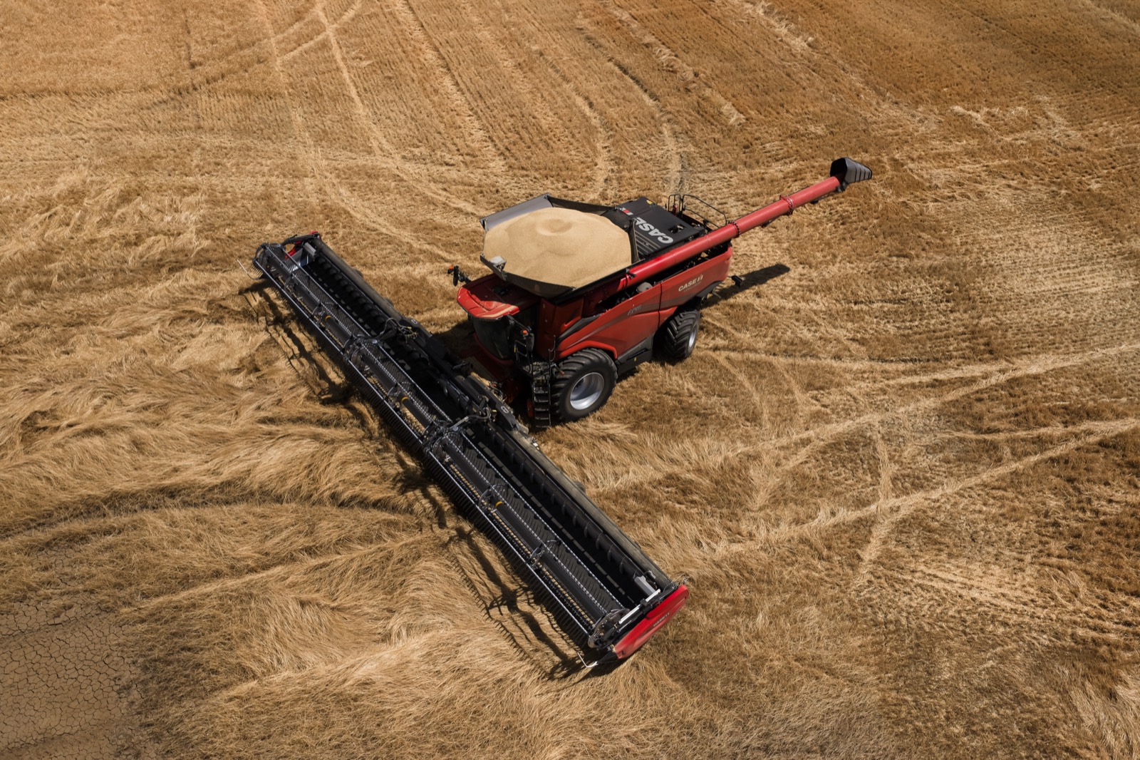 Case IH harvest at Swan Hill