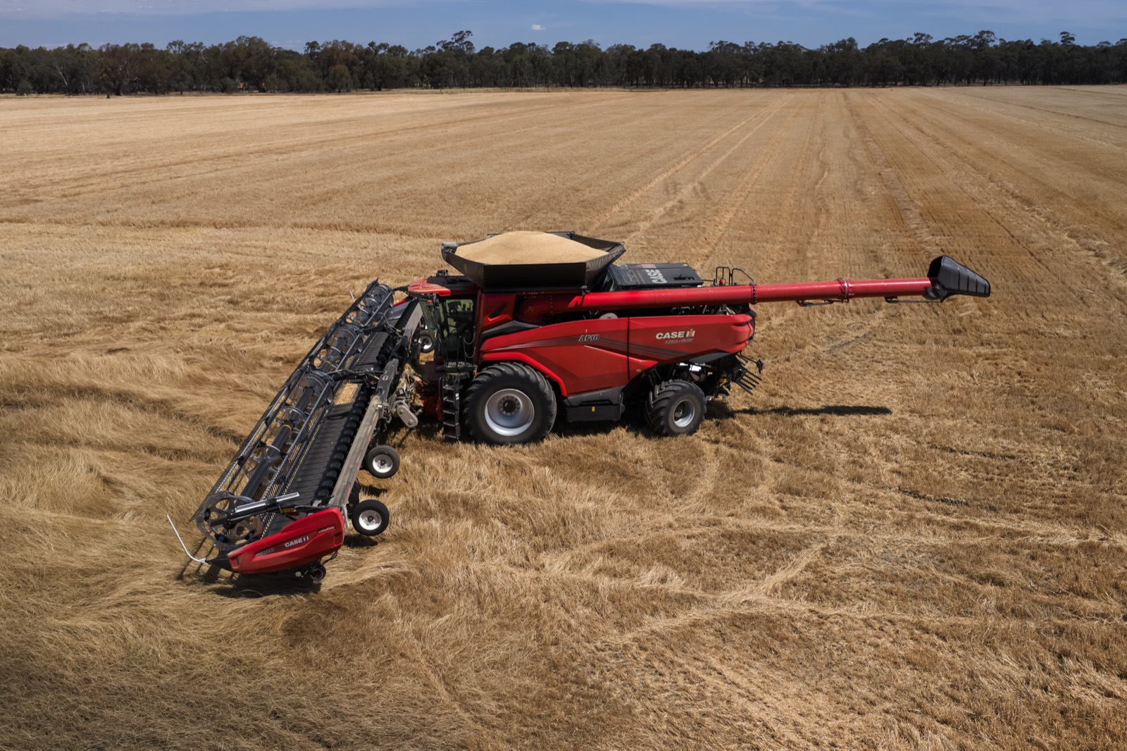Case IH harvest at Swan Hill