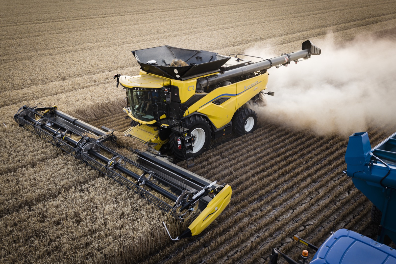 New Holland CR10 harvester at Dalby