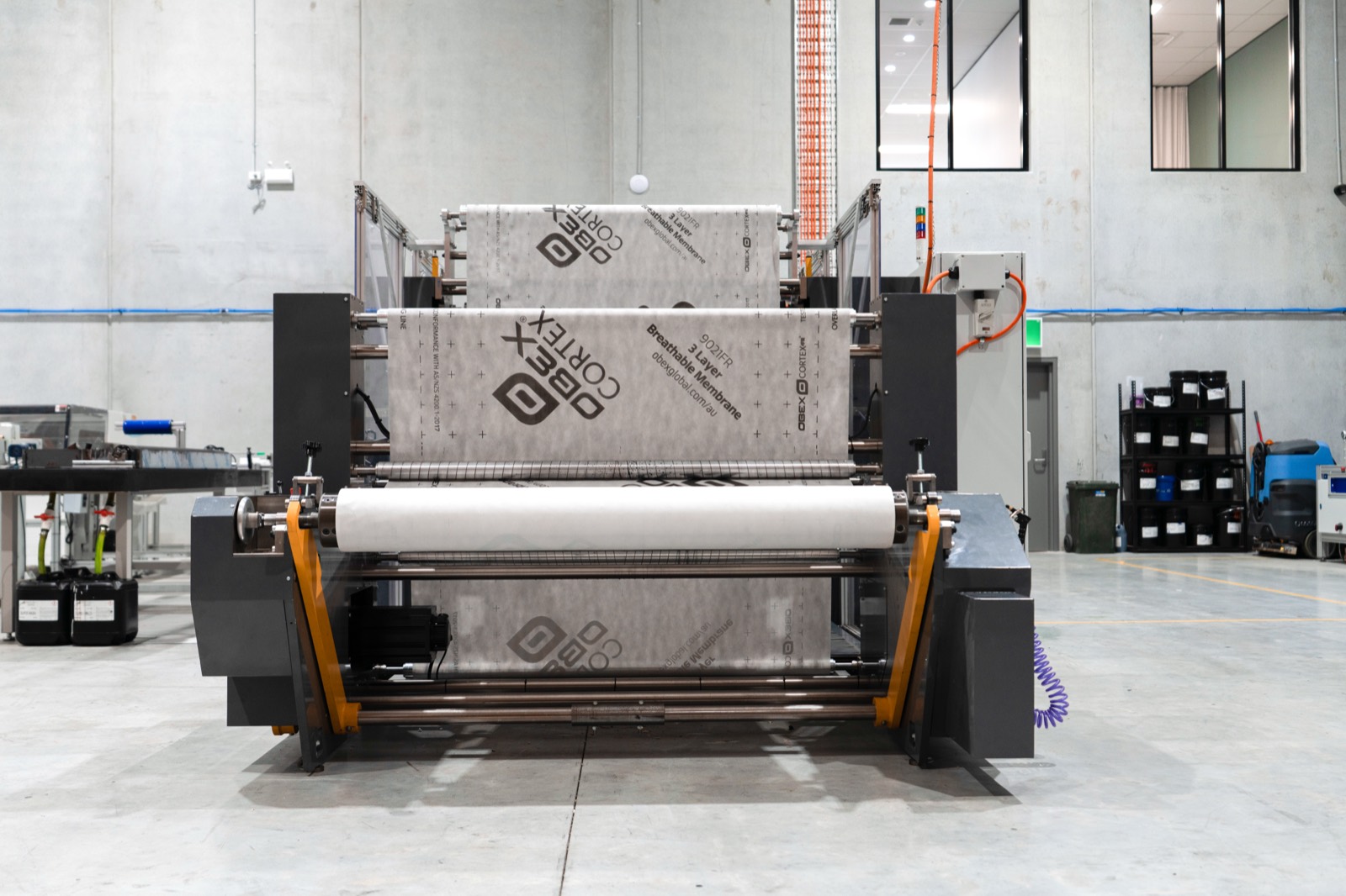 Obex Cortex membrane production line in an Australian factory
