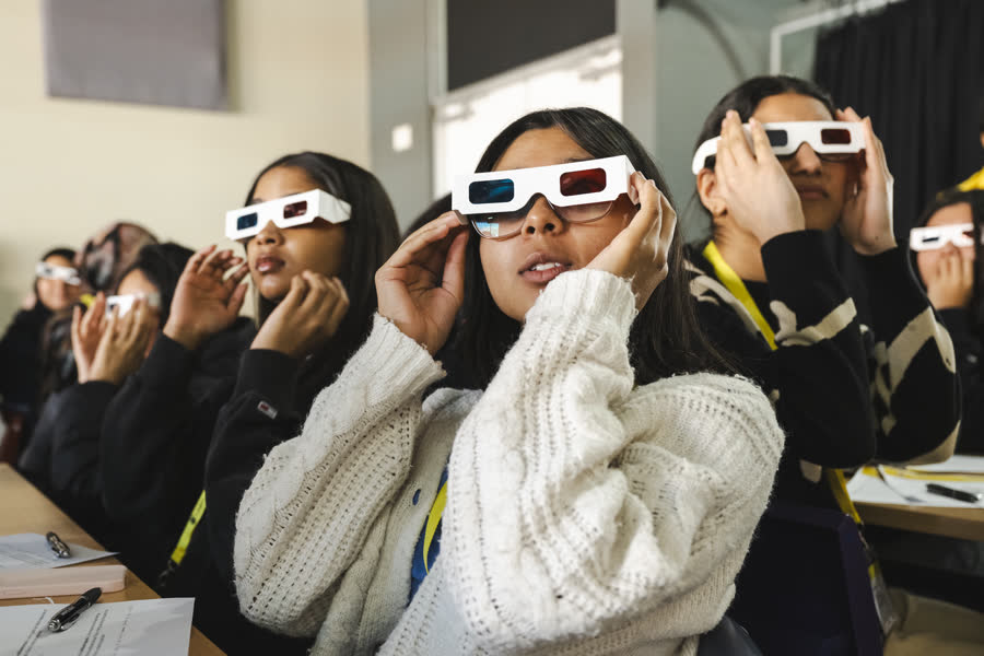 Students at a UNSW Gateway campus event