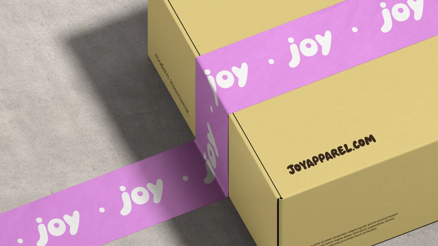 Joy brand campaign still